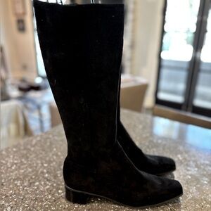 ENZO ANGIOLINI BLACK SEUDE BOOTS - SIZE 9.5